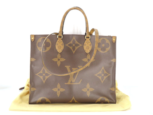 LOUIS VUITTON Reverse On-the-Go GM FL5119 Tote Bag