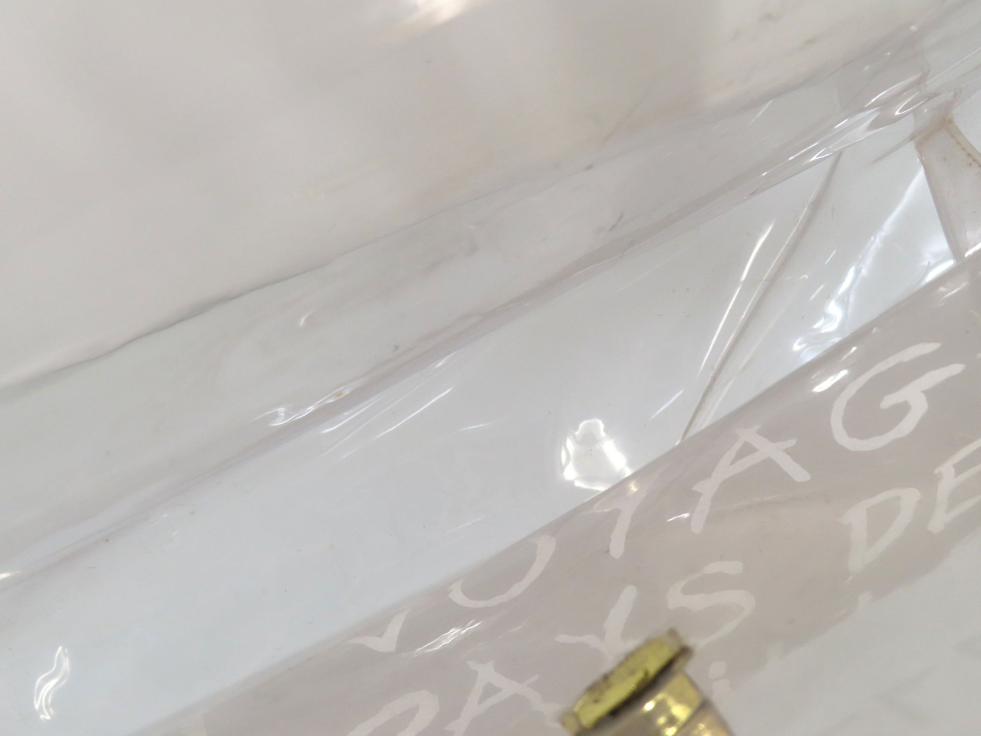 HERMES Vinyl Kelly Bag
