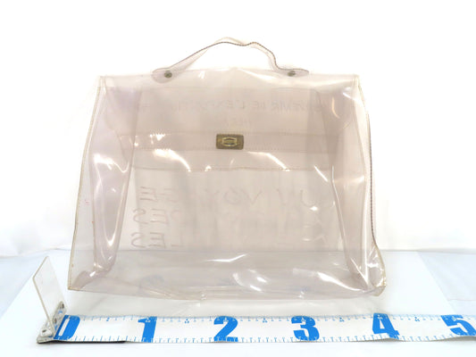 HERMES Vinyl Kelly Bag