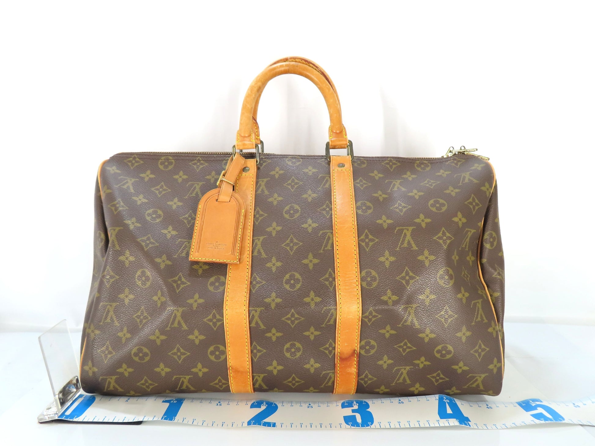 LOUIS VUITTON Monogram Keepall 45 VI984 Boston Bag
