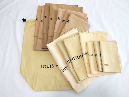 LOUIS VUITTON Dust Bags, 15-Piece Set 