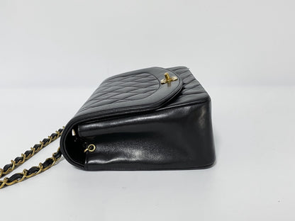 CHANEL Diana 25 Lambskin Matelasse Shoulder Bag with Seal