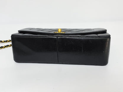 CHANEL Diana 25 Lambskin Matelasse Shoulder Bag with Seal