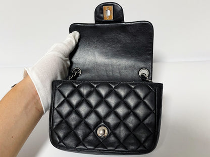CHANEL Mini Matelasse Lambskin Shoulder Bag
