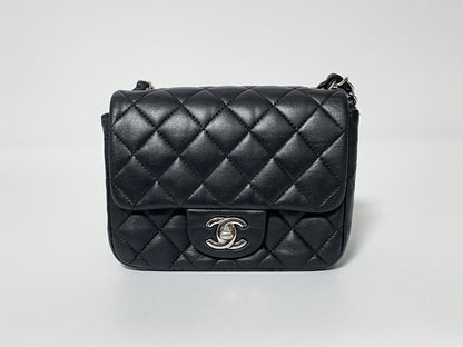 CHANEL Mini Matelasse Lambskin Shoulder Bag