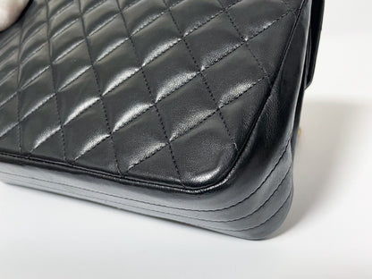 CHANEL Half Moon Matelasse Lambskin Shoulder Bag with Seal