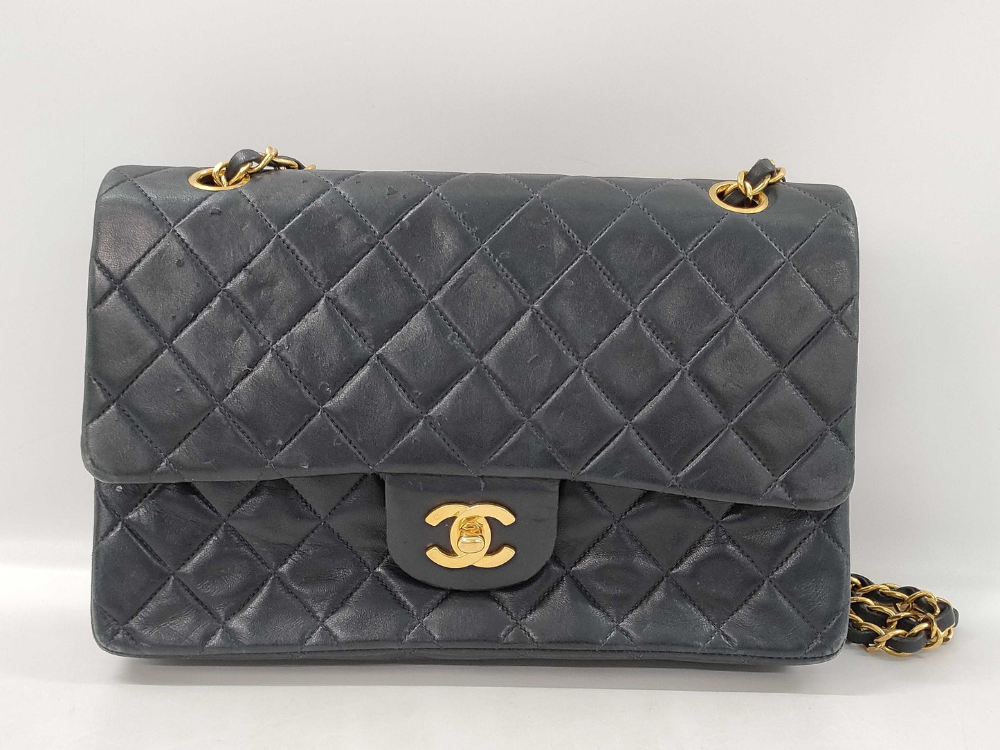 CHANEL Shoulder Bag W Flap Black No. 2 Shoulder Bag