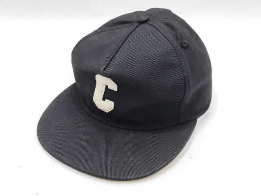 CELINE C Logo Cap Hat Canvas Black Other Apparel