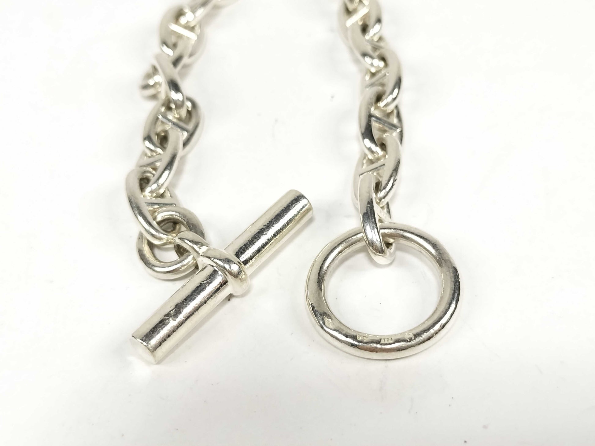 HERMES Margiela-era Chaine d'Ancre PM 18-link bracelet in 925.