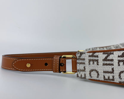 CELINE Textile Medium Ava Handbag Shoulder Bag