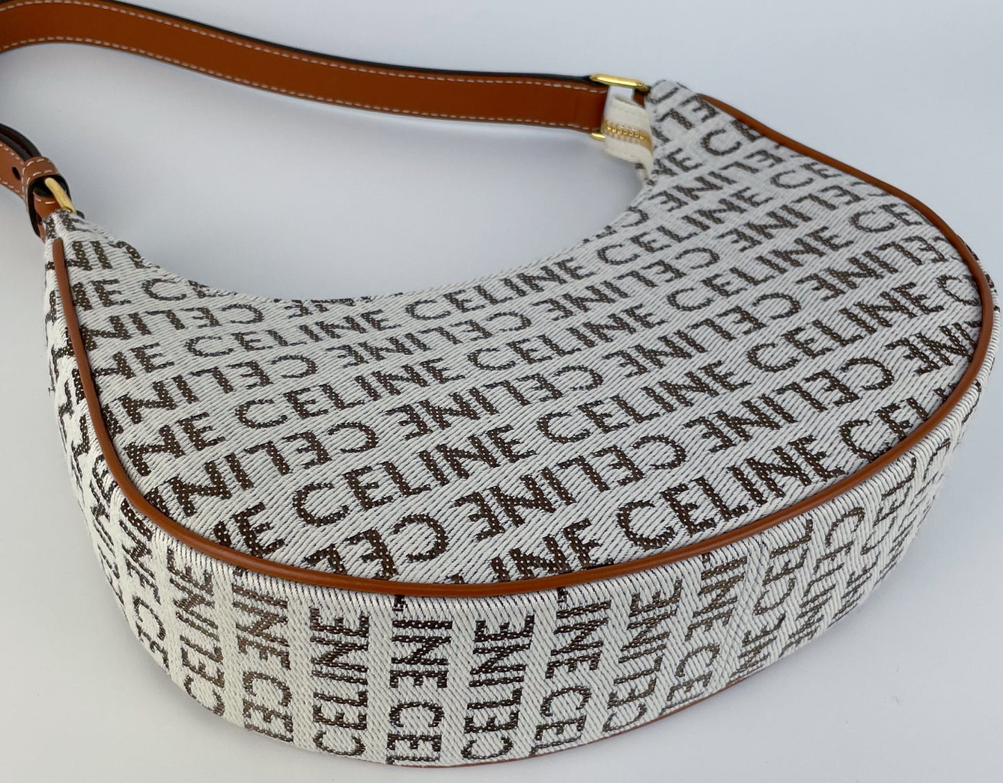CELINE Textile Medium Ava Handbag Shoulder Bag