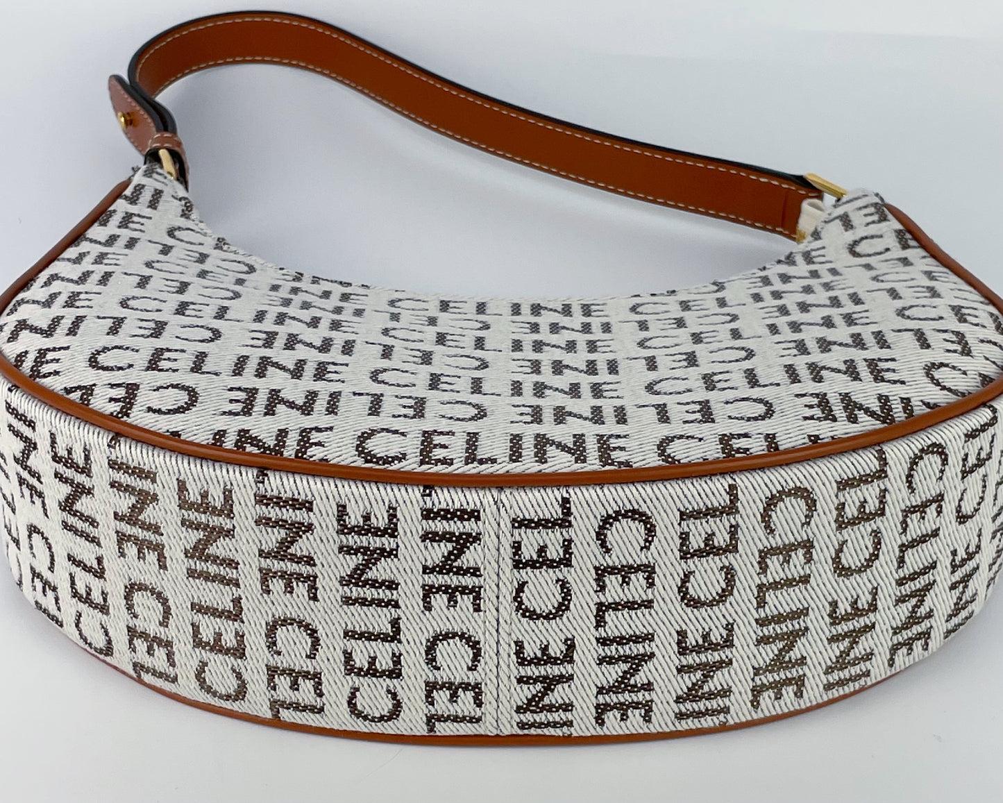 CELINE Textile Medium Ava Handbag Shoulder Bag