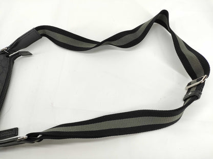 GUCCI GG Nylon/Leather Shoulder Bag 449183