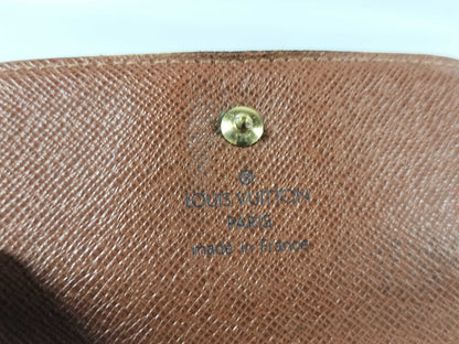 LOUIS VUITTON SP0053 Monogram Louis Vuitton Double Hook Wallet with Initials