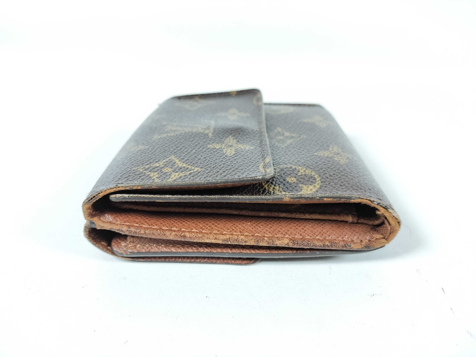 LOUIS VUITTON SP0053 Monogram Louis Vuitton Double Hook Wallet with Initials