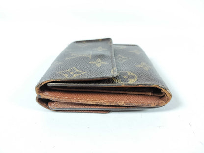 LOUIS VUITTON SP0053 Monogram Louis Vuitton Double Hook Wallet with Initials