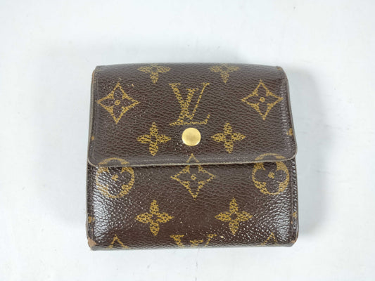 LOUIS VUITTON SP0053 Monogram Louis Vuitton Double Hook Wallet with Initials