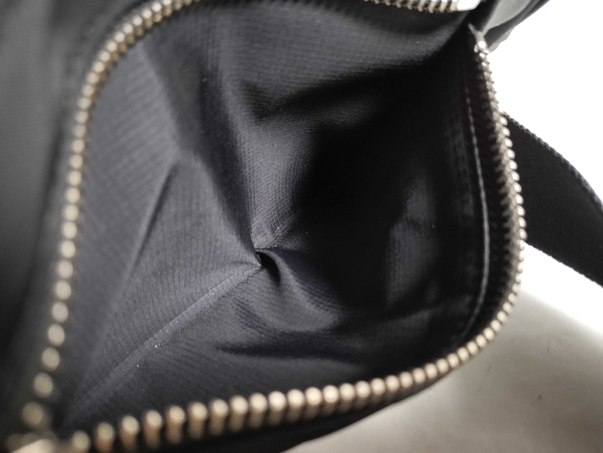BURBERRY Burberry Nylon Waist Pouch Black Waist Bag 