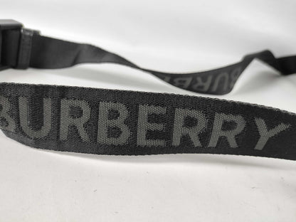 BURBERRY Burberry Nylon Waist Pouch Black Waist Bag 