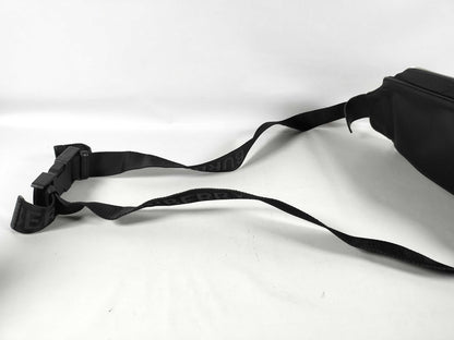 BURBERRY Burberry Nylon Waist Pouch Black Waist Bag 