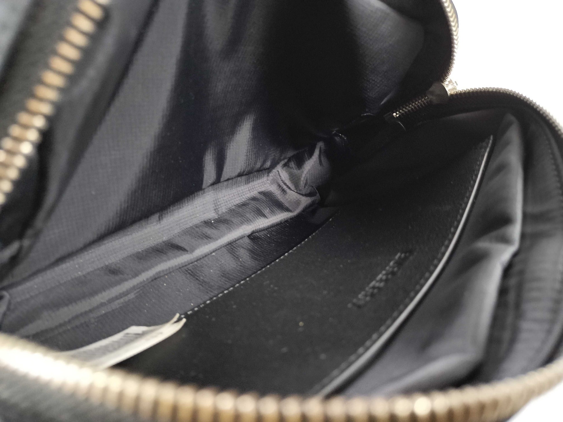 BURBERRY Burberry Nylon Waist Pouch Black Waist Bag 