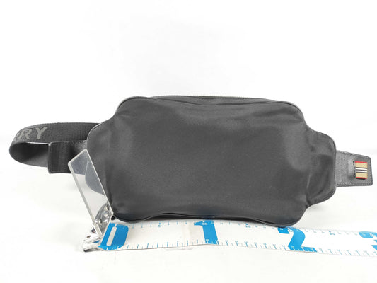 BURBERRY Burberry Nylon Waist Pouch Black Waist Bag 