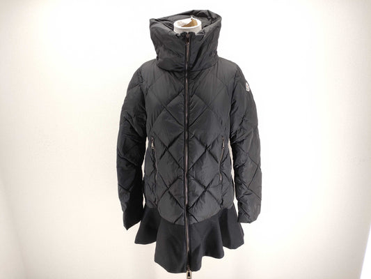 MONCLER MONCLER Women's VOUGLANS Down Jacket, Black, Size 0
