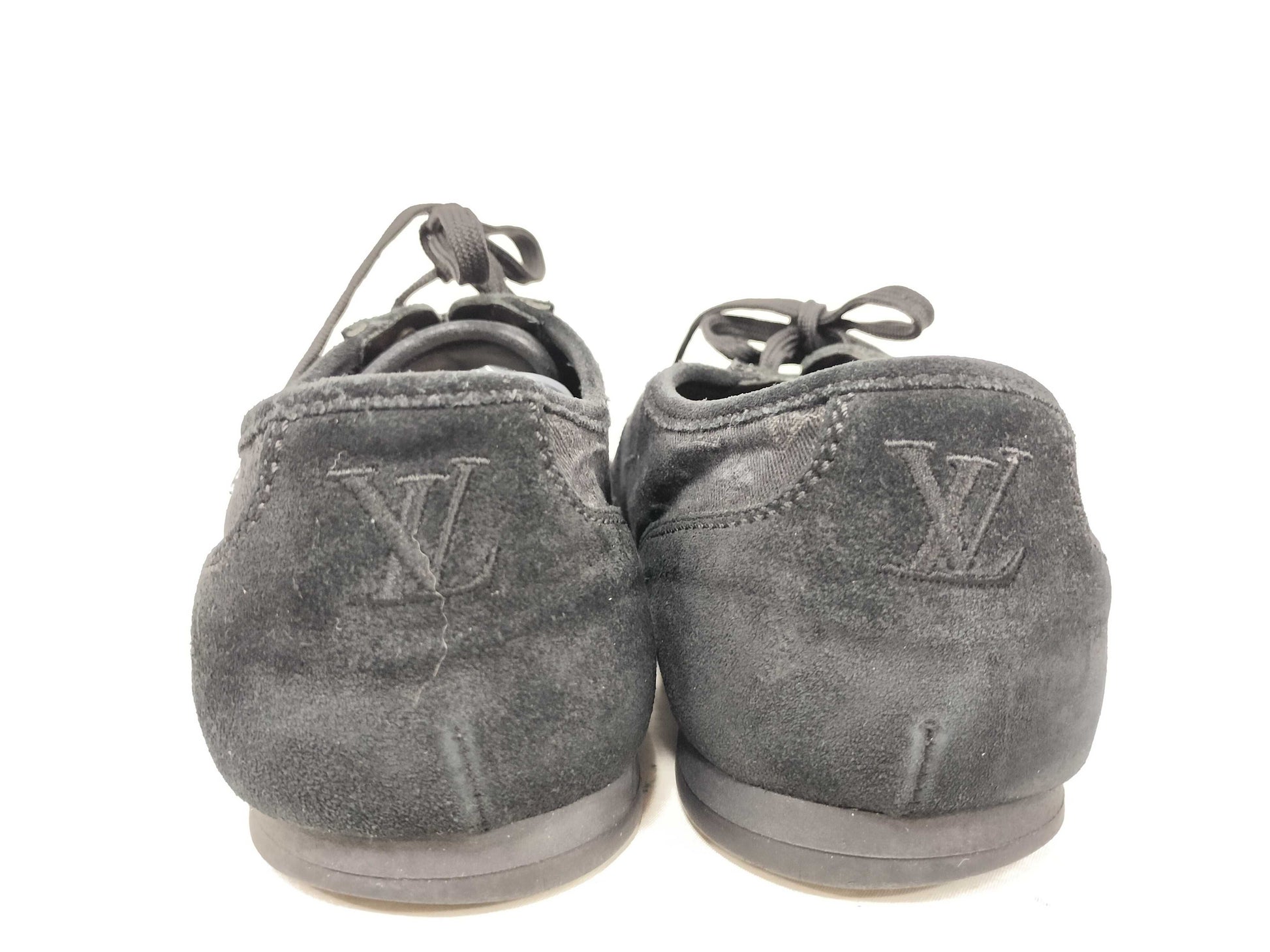 LOUIS VUITTON Louis Vuitton Men's Shoes Black Size 9/43 Sneakers