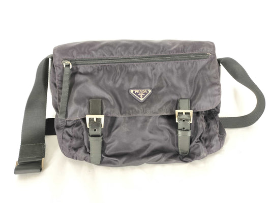 PRADA Nylon Prada Nylon Tessuto Messenger Shoulder Bag