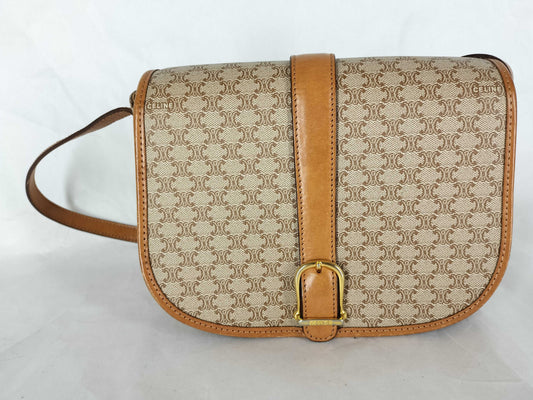 CELINE Macadam PVC Shoulder Bag