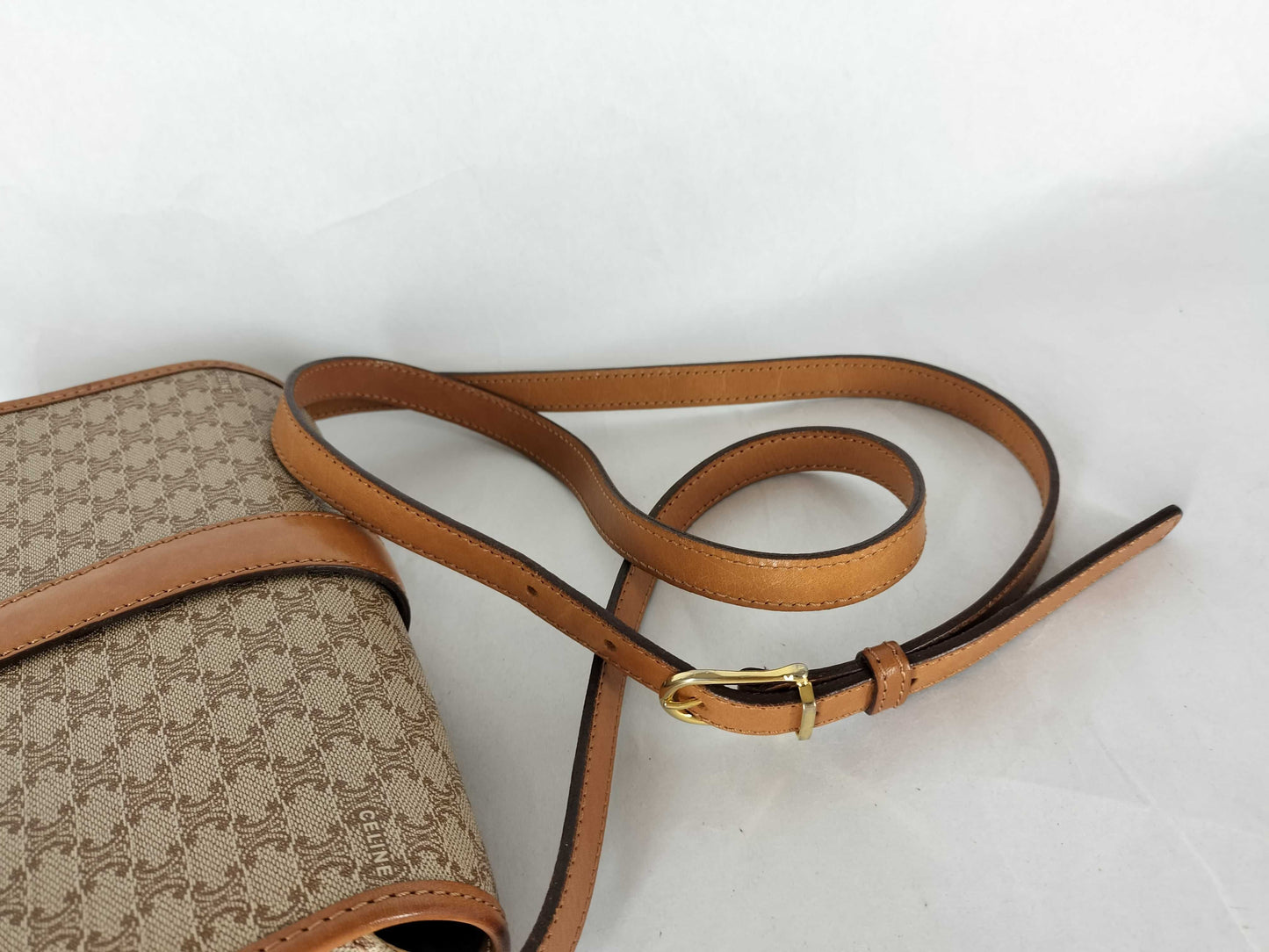 CELINE Macadam PVC Shoulder Bag
