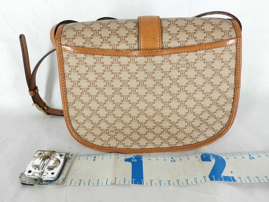 CELINE Macadam PVC Shoulder Bag