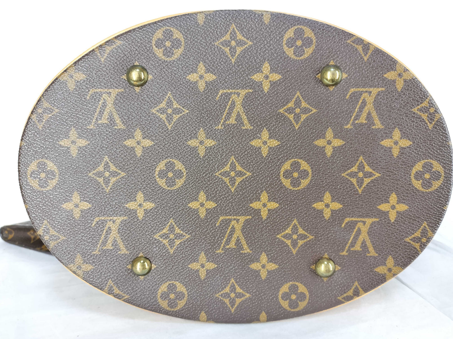 LOUIS VUITTON AR1927 Monogram LV Mono Bucket GM Handbag with Pouch AR1927