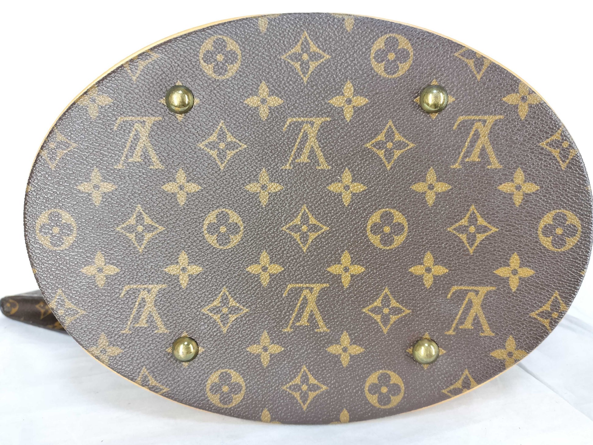 LOUIS VUITTON AR1927 Monogram LV Mono Bucket GM Handbag with Pouch AR1927