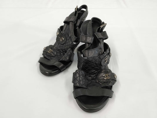 CHANEL Chanel heeled sandals size 36 sandals
