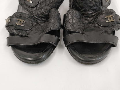 CHANEL Chanel heeled sandals size 36 sandals