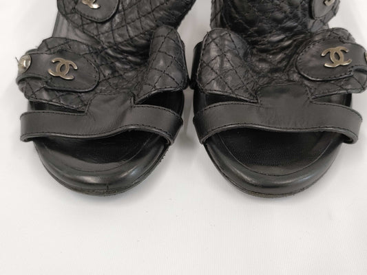 CHANEL Chanel heeled sandals size 36 sandals