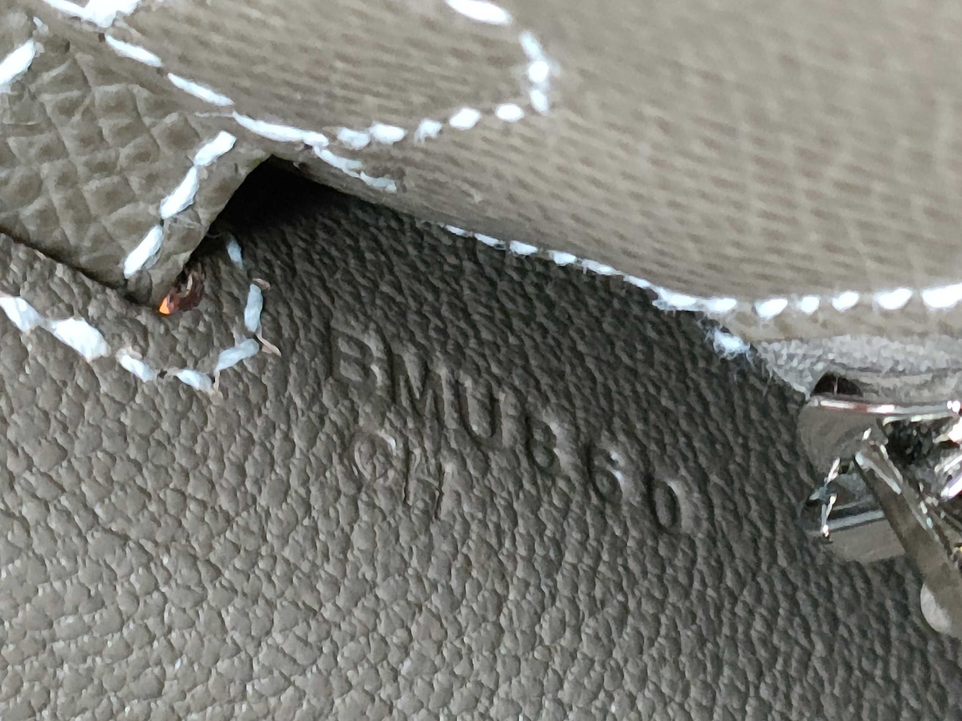 HERMES Kelly 25 Epsom Etoupe Silver Hardware SV B Stamp Handbag