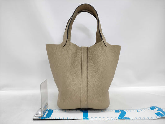 HERMES Picotin Lock 18 PM Trench Bag with Gold Hardware and GP K Stamp