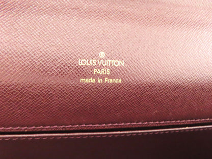 LOUIS VUITTON Taiga Louis Vuitton Taiga Porte-Document Angara Business Bag Serial Business Bag