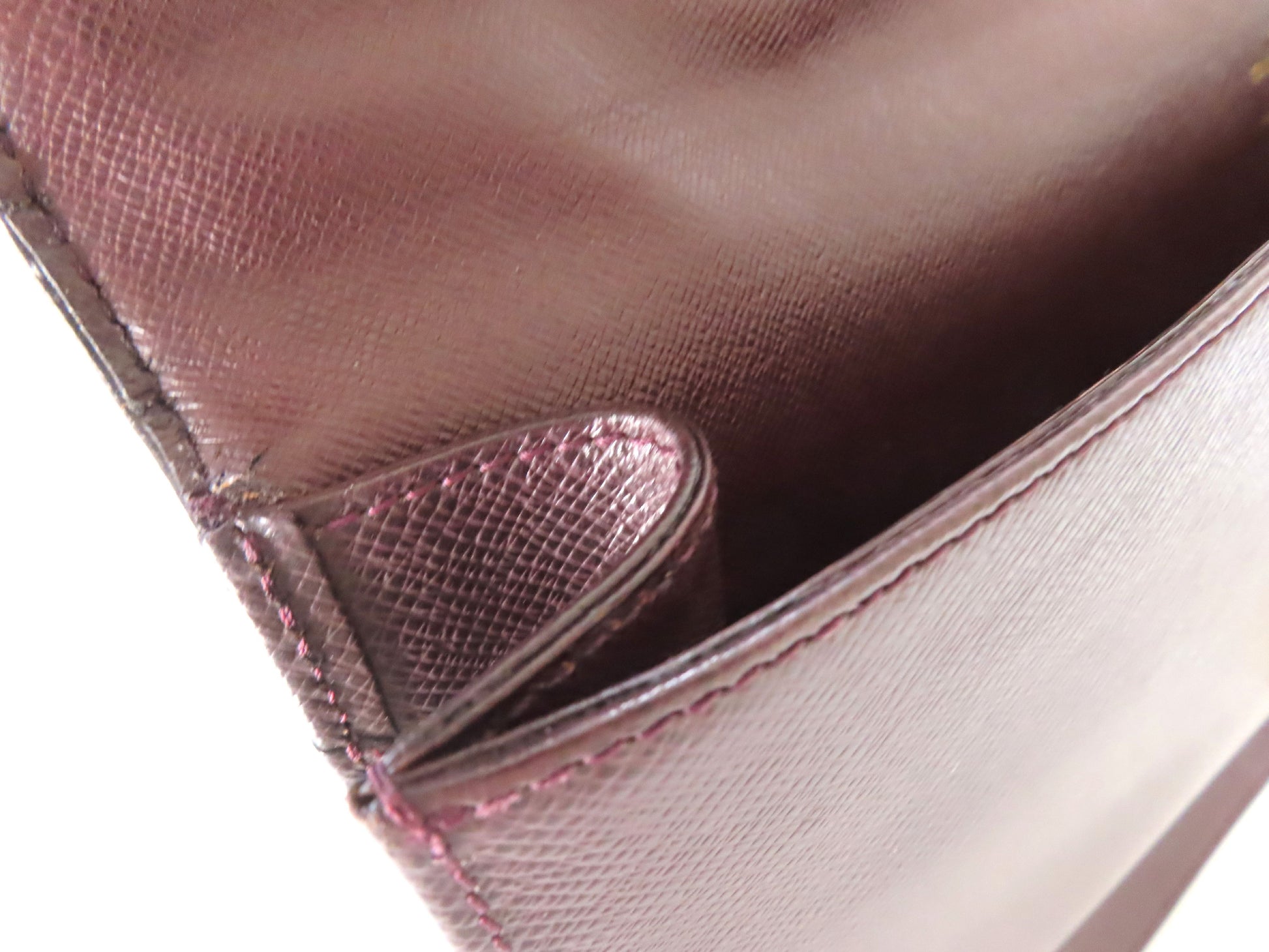 LOUIS VUITTON Taiga Louis Vuitton Taiga Porte-Document Angara Business Bag Serial Business Bag