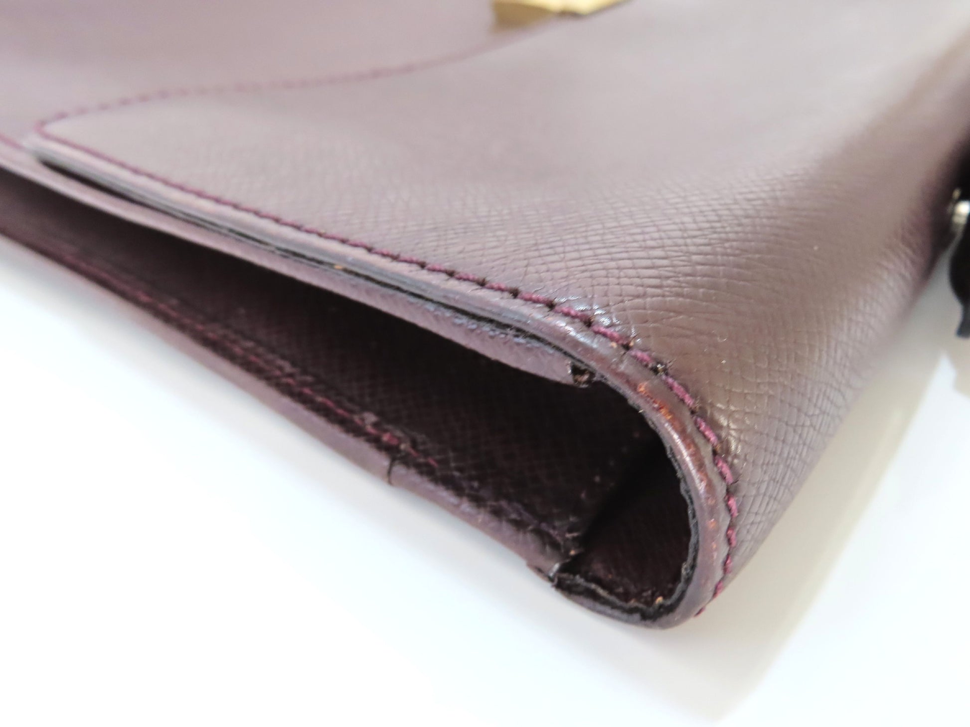 LOUIS VUITTON Taiga Louis Vuitton Taiga Porte-Document Angara Business Bag Serial Business Bag