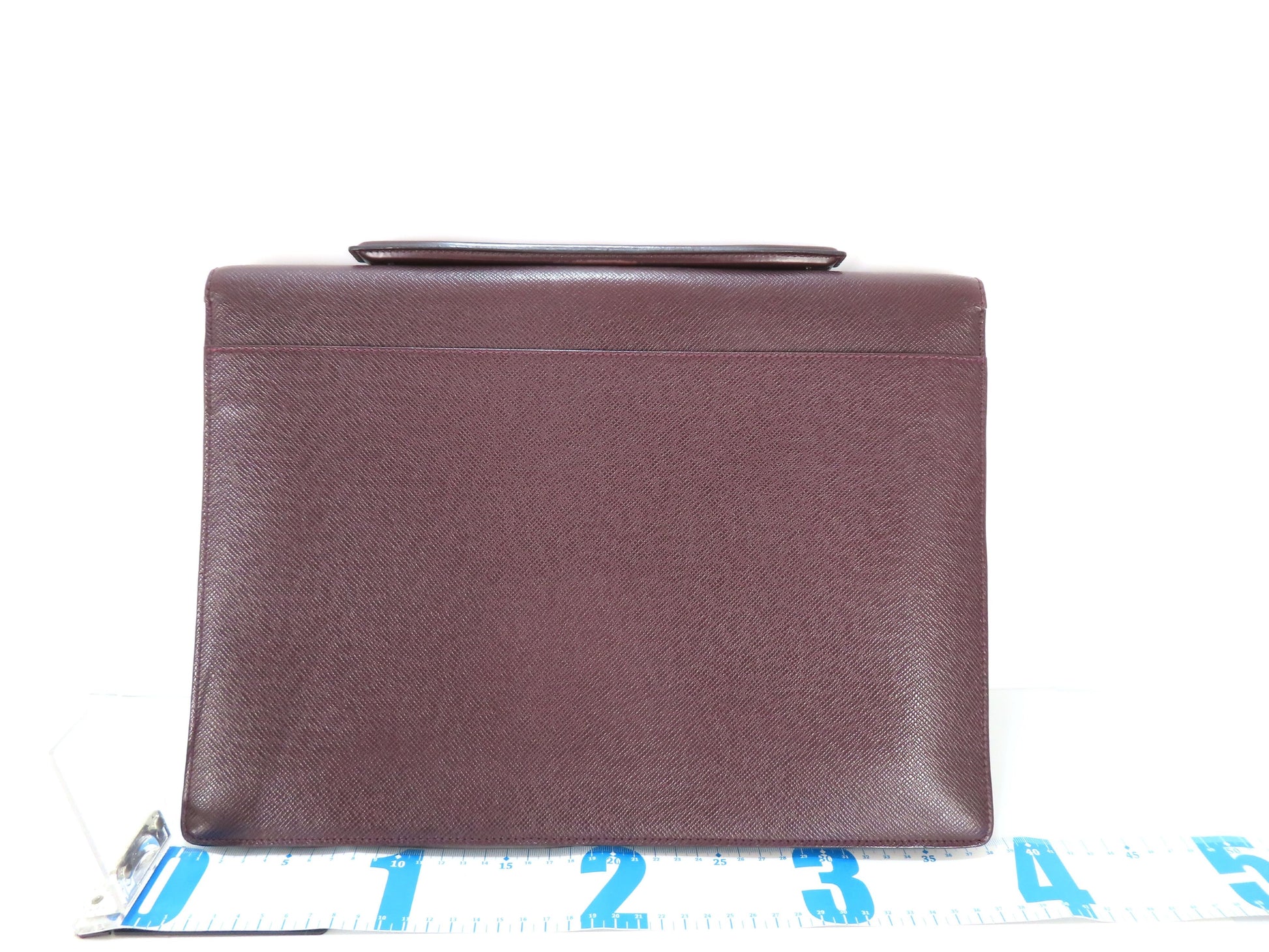 LOUIS VUITTON Taiga Louis Vuitton Taiga Porte-Document Angara Business Bag Serial Business Bag