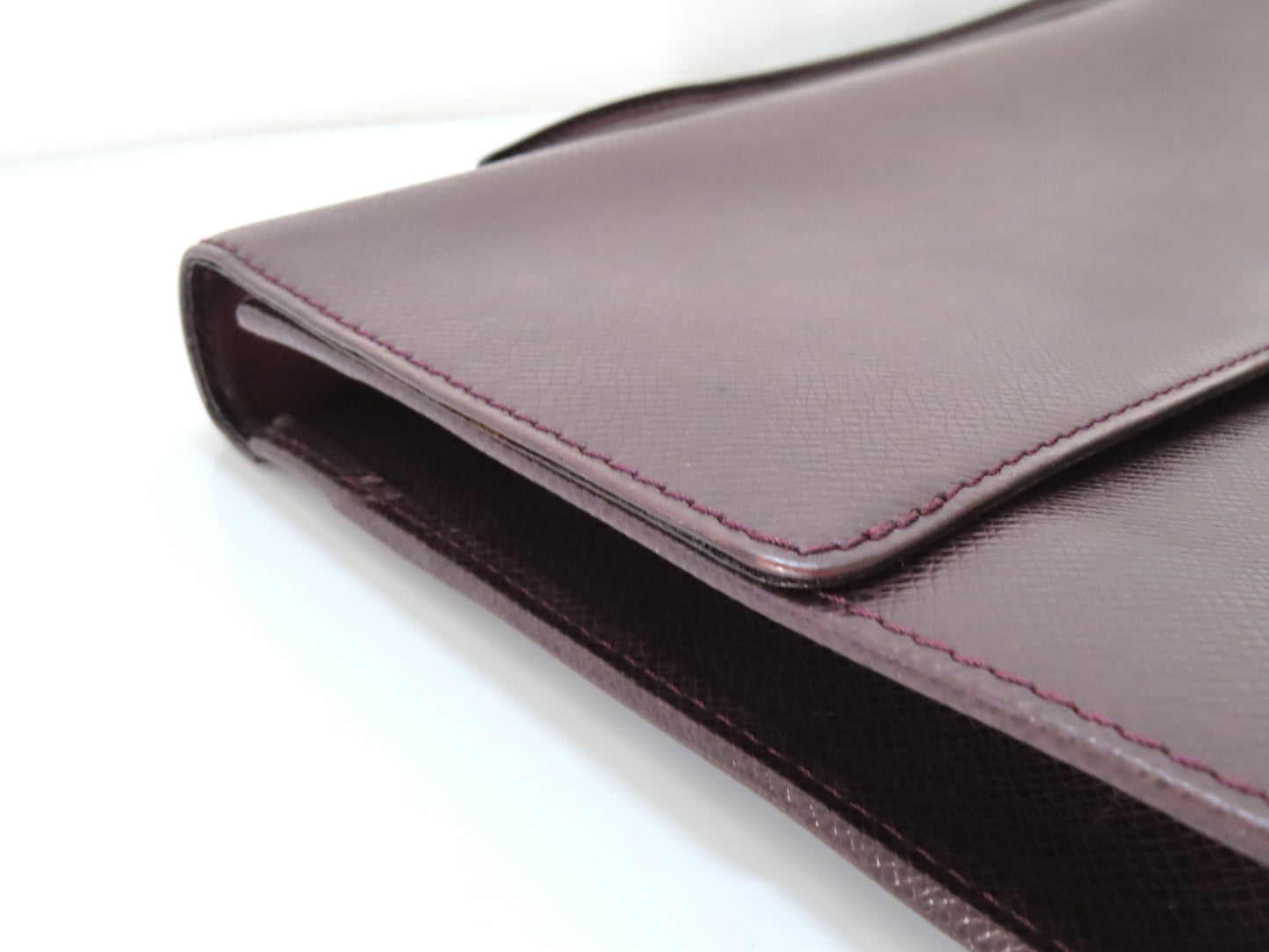LOUIS VUITTON Taiga Louis Vuitton Taiga Porte-Document Angara Business Bag Serial Business Bag