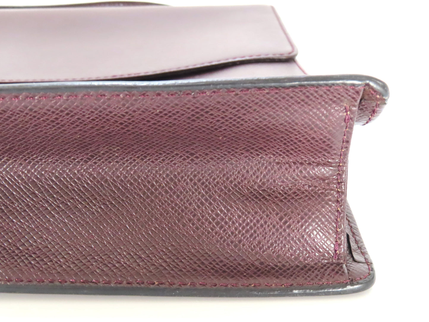 LOUIS VUITTON Taiga Louis Vuitton Taiga Porte-Document Angara Business Bag Serial Business Bag