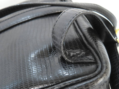 BOTTEGA VENETA Bottega Veneta Leather Lizard Embossed Backpack Bag