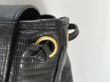 BOTTEGA VENETA Bottega Veneta Leather Lizard Embossed Backpack Bag