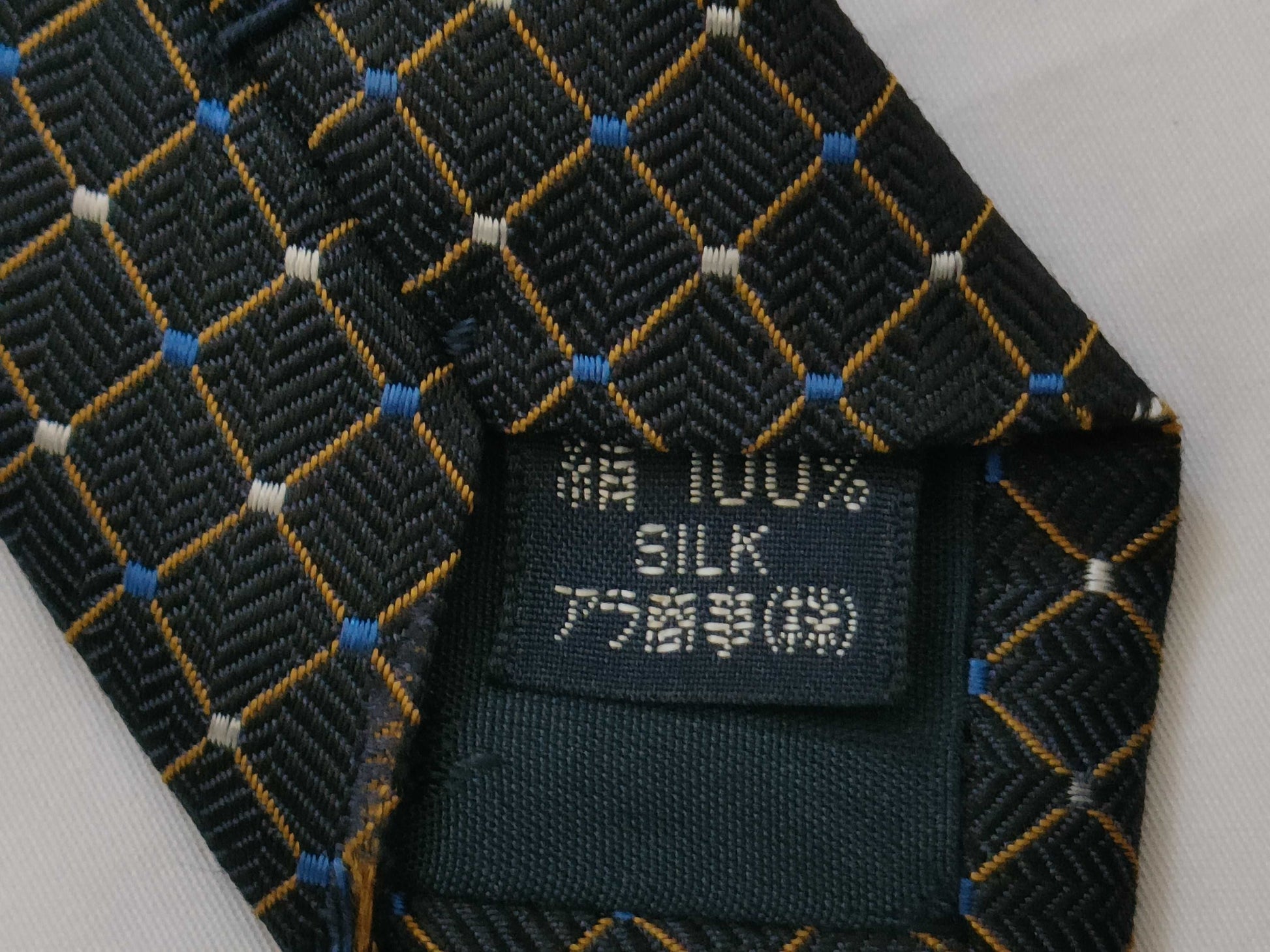 BURBERRY BURBERRY Tie Black Blue White Horse Other Accessories