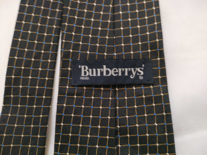 BURBERRY BURBERRY Tie Black Blue White Horse Other Accessories