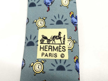 HERMES HERMES Tie Watch Chicken Tie